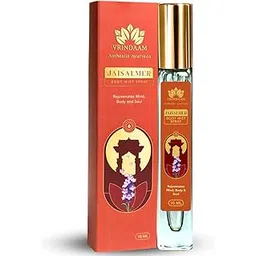 VRINDAAM Jaisalmer Body Mist With Exotic Fragrance For Daily Use | Citrus-Foresty Scent | Effectively Release Negative Emotions | Blended With Flowers & Fruits | Ayurvedic Long Lasting Body Mist 10ml-picture-24
