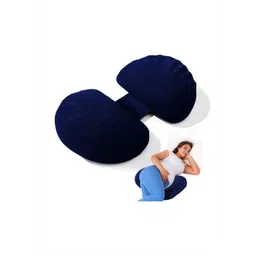 VRINDAKUL Grey Cotton Filled Sleep Pillow-picture-31