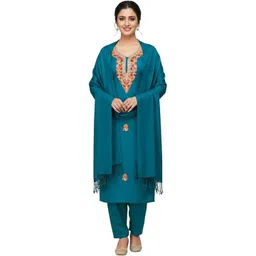 Vrinde Embroidered Unstitched Dress Material-picture-22