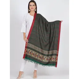 Vrinde Women Striped Woven Design Shawl-picture-37
