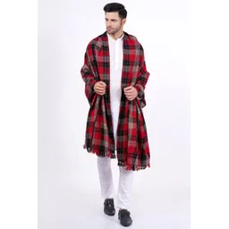 Vrinde Wool Checkered Men Shawl-picture-38