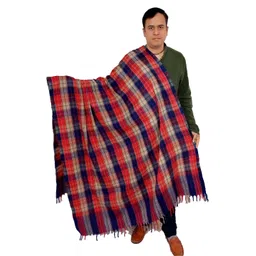 Vrinde Wool Checkered Men Shawl-picture-32
