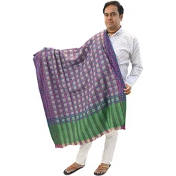 Vrinde Wool Checkered Men Shawl-picture-36
