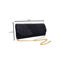 Vritraz Embellished Envelope Clutch image 3
