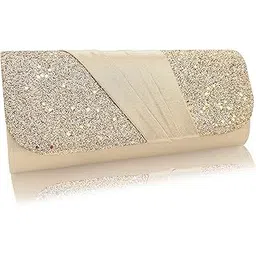 vritraz Sparkling Fancy Clutches, Evening Bridal Wedding Party Clutch Purse for Women Glitter-picture-54