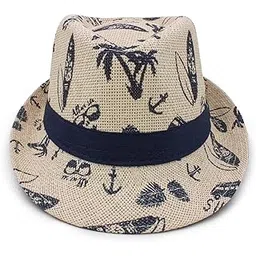 vritraz Stylish MJ Style Breathable Kids Hat for Boys, Summer Sun Protection (3 to 12 Years)-picture-50