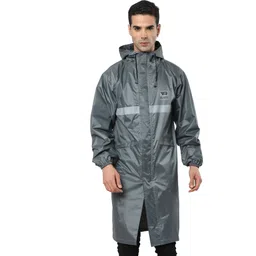 vrojass Solid Men Raincoat image 1