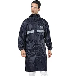 vrojass Rain Coat for Men 100% Waterproof Polyester Top for Rainy Season Pack of 1(VRORLC-NB-XXL)-picture-13