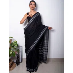 VROMOR KUNJO Woven Design Handloom Saree-picture-27