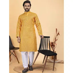 VS MALL Men Floral Printed Floral Kurta-picture-20