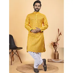 VS MALL Men Floral Printed Floral Kurta-picture-21