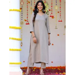 VS MALL Women Ethnic Motifs Regular Kurta with Trousers & With Dupatta-picture-30