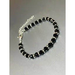 VS Unique Collection Unisex Kids 2 Brass Crystals Handcrafted Brass-Plated Cuff Bracelet-picture-48