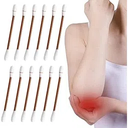 Vsparkex 50 Pcs Cotton Iodine Swabs Individually Wrapped - Disposable Iodophor Swabsticks Medical Sanitary First Aid Kit Emergency Care Safety for Adult Kids-picture-39