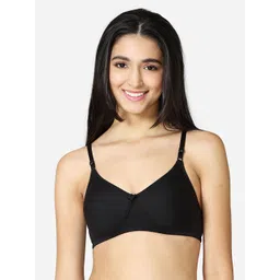 VStar Black Non Padded Cotton Non-Wired Bra-picture-31