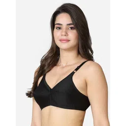 VStar Black Non Padded Non-Wired Everyday Bra-RAAZ-B-BLACK image 4