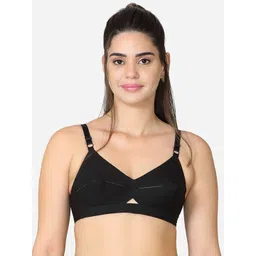 VStar Black Non Padded Non-Wired Everyday Bra-ROSEUBACK-C-picture-24