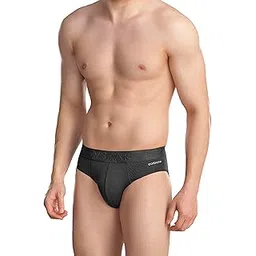 vstar CB 04 Men's Lyocell Spandex Brief with N9 Antibacterial & Carbon Zero Fabric | Stretch Fit & Outer Elastic Design | L | Jet Black-picture-28