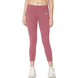 vstar FL03 Women Ankle Length Stretchable Slim Fit Leggings with Secured Side Pocket | Moisture-Wicking | Soft Waistband & Cotton-Elastane Fabric-picture-31