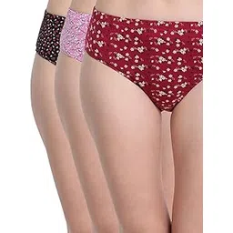 vstar Honey Printed Cotton Hipster Panties for Women, Super Comfortable, Super Soft & Skin Friendly (Assorted Pack of 3)-picture-26