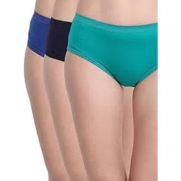 vstar Jasmine Comfortable, Long-Lasting and Classic Cotton Hipster Panties for Women with Double Layered Contoured Pouch (Assorted Pack of 3)-picture-25