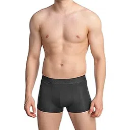 vstar Men's CB 05 Trunk | Lyocell Spandex with N9 Antibacterial & Carbon Zero | Moisture-Wicking, Soft Waistband, Contoured Pouch | L | Jet Black-picture-24