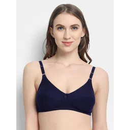 VStar Women Navy Blue Solid Bra TANIA-PEACOAT image 1