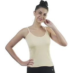vstar Women's Cotton Knitted Spandex Thin Shoulder Spaghetti Strap Camisole_Deliz-picture-42