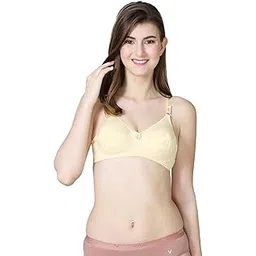 vstar Women's Cotton Non-Padded Wire Free Balconette Bra-picture-35