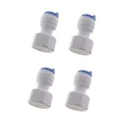 Vstec 12.7x9.52 mm (1/2x3/8 inch) RO Direct Valve Straight Connector (Pack of 4 Pcs)-picture-25