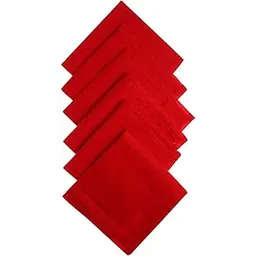 vt virtue traders Men's Red Handkerchief Pack Of 6 Pcs (MADE IN INDIA)-picture-47