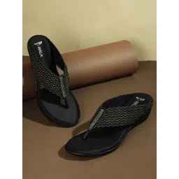 vwalk Women Ethnic & Fashion Slip-ons Low-Heel Wedge Sandals | Heel Height: 1.5 Inch Wedges Sandal-picture-16