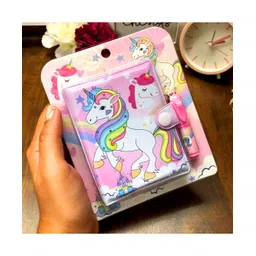 Vworld Printed Mini Pocket Diary with Small Pen for Kids (Random Color) (Unicorn)(40pages)-picture-15