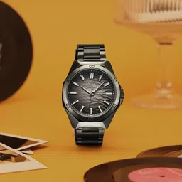 Vyb Quest By Fastrack Quartz Analog Grey Dial Grey Stainless Steel Strap Watch For Guys-picture-19