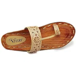 vyeri Women's Designer Handcrafted Genuine leather Flat-picture-50