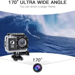 VYNEX 2K HD Outdoor Action Camera | Waterproof Sports Camcorder with Wide-Angle View | Travel & Adventure Video Camera for Hiking, Surfing & Biking image 5