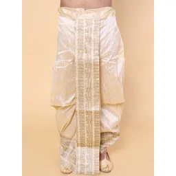 W & G Men Ethnic Motifs Printed Relax Fit Dhoti-picture-19