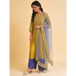 W Blue Printed Dupatta-picture-21