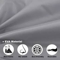 w+ EVA Waterproof Rain Coat Hooded Universal Outdoor Water Resistant Portable Suit for Men Women Boys & Girls (Grey) image 2