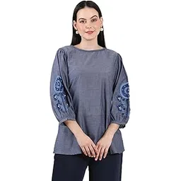 w for woman White Yarn-Dyed Checks Cotton Blend Sleeveless Tank Top-picture-22