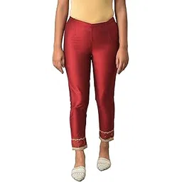 w for woman Women High Rise Strechable Slim Pants | Trousers-picture-56
