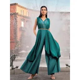 W Green Printed Jumpsuit-picture-45