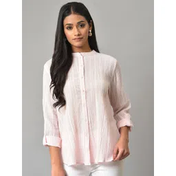 W Striped Cotton Top-picture-31