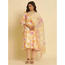 W Beige Printed Dupatta-picture-49