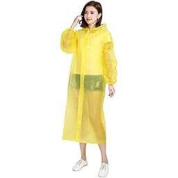 w+ EVA Waterproof Rain Coat Hooded Universal Outdoor Water Resistant Portable Suit for Men Women Boys and Girls (Yellow4)-picture-22