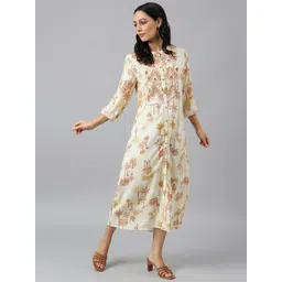 W Floral A-Line Midi Dress-picture-15