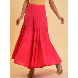 W Women Flared Ethnic Sharara Pants-picture-41