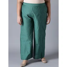 W Women Plus Size Cotton Palazzos-picture-19