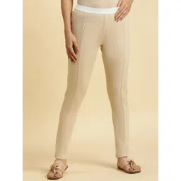 W Women Slim Fit Mid-Rise Plain Trousers-picture-10