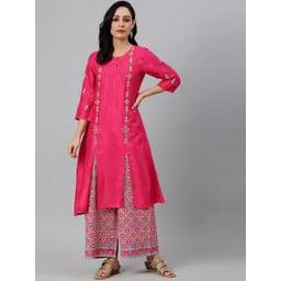 W Women Solid Straight Kurta-picture-41